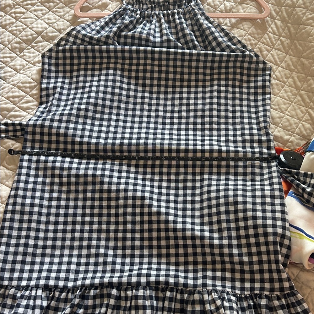 Gingham Ruffle Dress - Picture 5 of 6